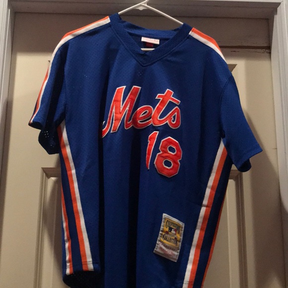 mitchell and ness mets jersey
